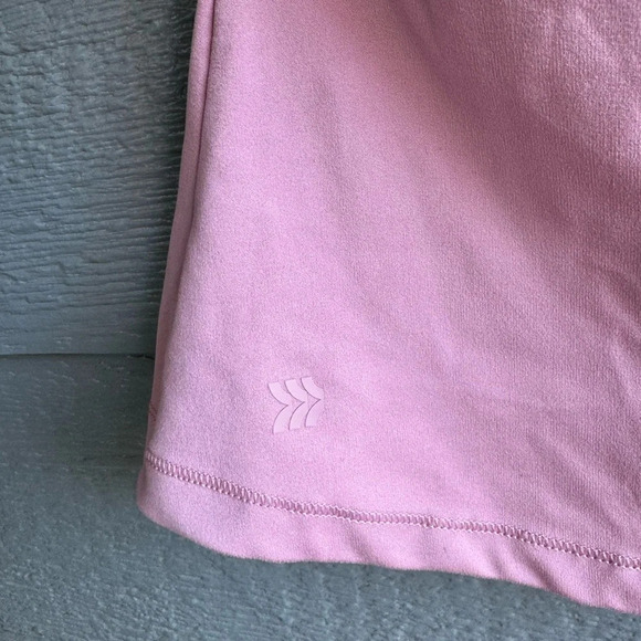 All In Motion Dusty Pink Activewear Tank Top Shelf Bra Pads Ribbed Scoop Back XS - Picture 3 of 7